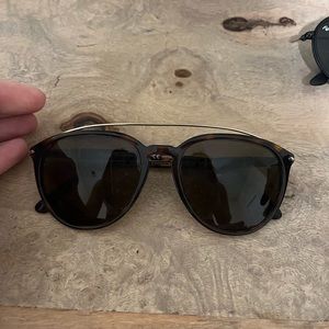Persol Tortoiseshell Double Bridge Sunglasses
